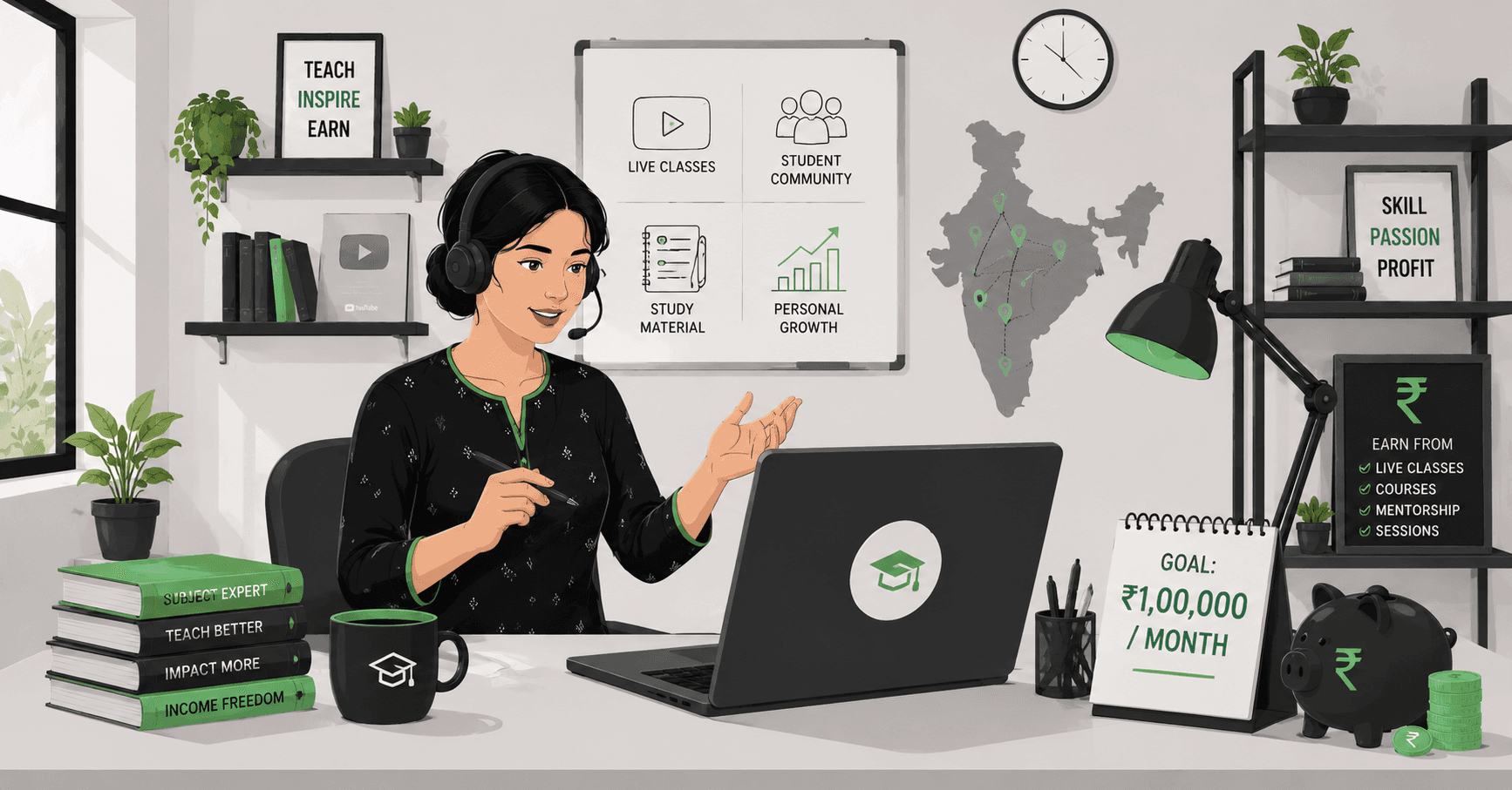 Online Coaching Business in India: How to Earn ₹1 Lakh/Month Teaching What You Know